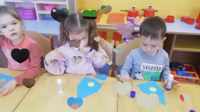 Аппликация во 2 младшей группе. смотреть онлайн