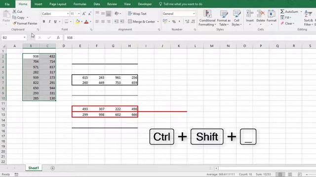 #7 Remove borders through a keyboard Shortcut in Excel - Learn Microsoft Excel in 2 Minutes смотреть онлайн