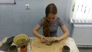 Создание глиняной кружки без гончарного круга