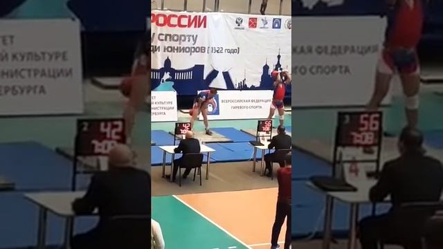 Первенство России 2017 по гиревому спорту, длинный цикл вк 85 кг смотреть онлайн