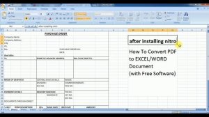 Convert Excel File / Word File to PDF File offline