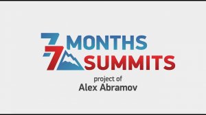 "7 Summits 7 Months" — the project by Alexander Abramov