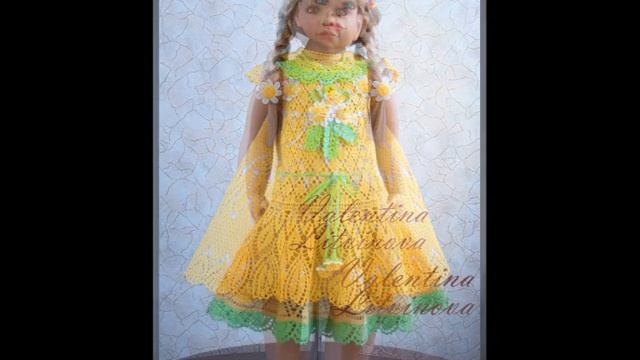 Платьице "Солнышко" и схемы от Валентины Литвиновой. смотреть онлайн
