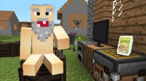 я переехал в деревню бомжей в майнкрафте 100% троллинг ловушка minecraft