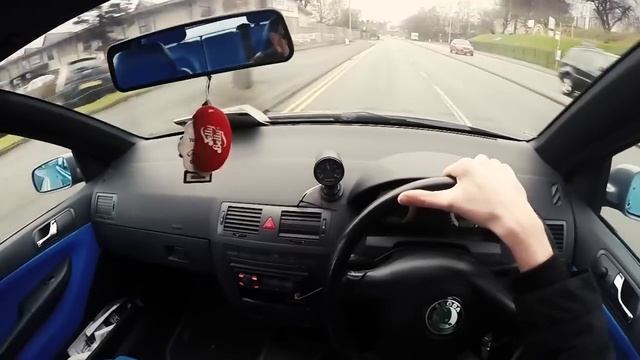 Stanced Skoda Fabia VRS