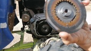 Редуктор 2:1 с автоматическим центробежным сцеплением.. (ЗАМЕНА ФРИКЦИОНОВ)