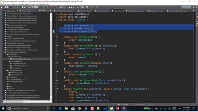 Lesson - 26 : Hibernate - Inheritance Table per Sub-class XML and Annotation Configuration смотреть онлайн
