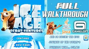 Ice Age: Scrat-ventures JAVA GAME (Gameloft 2015 year) FULL WALKTHROUGH