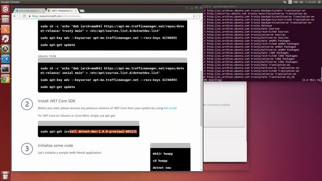 Get Started With VS Code Using C# And .NET Core On Ubuntu