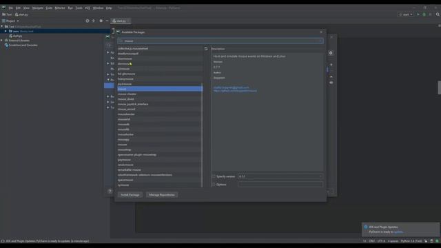 Make computer click for you in Python! | Python Tutorial смотреть онлайн