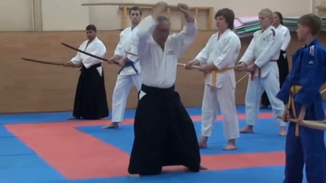 Kobudo Wakayama Masashi, seminar Russia 2011 Tomsk 4 смотреть онлайн