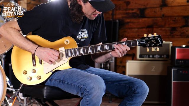 No Talking...Just Tones | Gibson Les Paul Standard '50s P90 - Gold Top смотреть онлайн