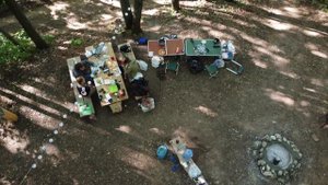Камское Устье. Татарстан. Отдых с палатками 2022 4k