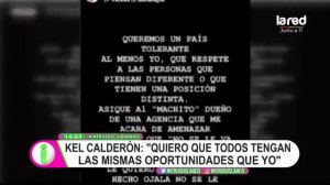 Kel Calderón y su mensaje por el estallido social