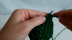 Узор спицами "Простая плетенка ".