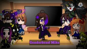 The Afton Family reacts to Michael's Au's|| Fnaf|| Bad Apple(The song name)