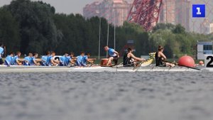 В Москве проходит чемпионат России по гребле на лодках «Дракон»