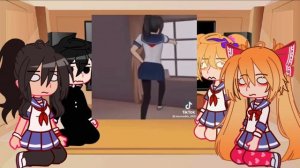 Yandere simulator react to tiktoks | Gacha Club | Part 1/2
