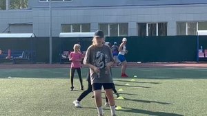 Тренировка юных фехтовальщиков в спортлагере!!!