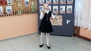 Стихотворение "Баллада о седых" М. Румянцева, читает Попова Кристина