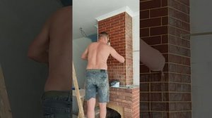 очистка клинкерного кирпича с помощью специального средства