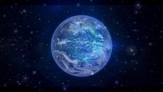 Футаж — Космическая композиция ¦ Синяя галактика ¦ Фон для видео смотреть онлайн