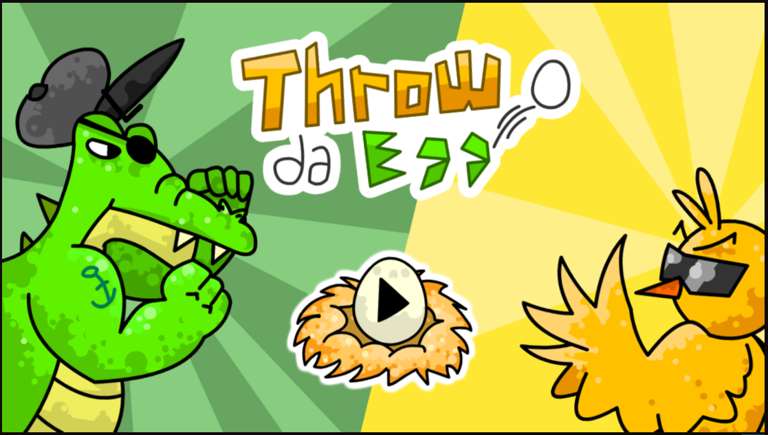 Играю в "Throw da Egg" 🥚