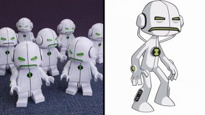 Лего Бен Тен минифигурки. Герои мультфильма Ben 10. Самодельные фигурки из лего бен 10
