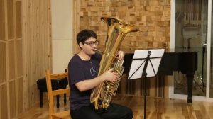 krzysztof Penderecki, Cappriccio for Solo Tuba (1980), Ferran Martinez Miquel - Tuba