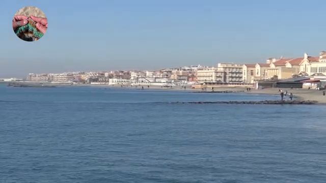 Италия. Из Рима в Остию. Тирренское море. Январь 2020