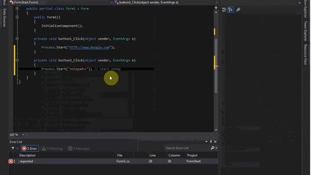C# - Start Process (Explorer, Word, Notepad++, Google) смотреть онлайн