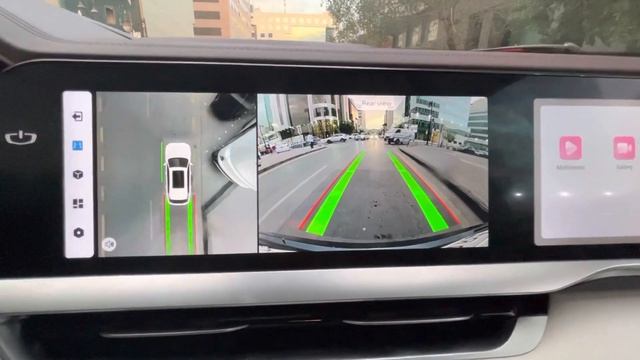 Pretty clear back and front camera of Geely Monjaro смотреть онлайн