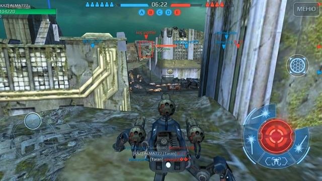 Боевые Роботы War Robots обзор Galahad  Мультробот Битва GI.Patton, LEO, GRIFFIN новичкам оружия #5