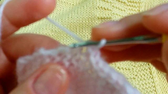 Обвязка края крючком соединительным столбиком. Как я обвязывала жакет крючком Соединительный столби смотреть онлайн