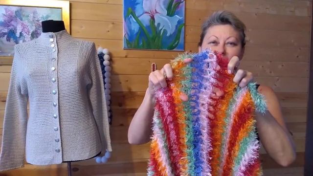 7.1 Мои изделия связаны крючком из "травки " смотреть онлайн