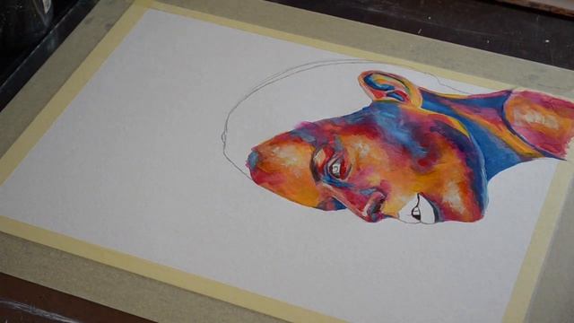 Что такое ПОП-АРТ/ Как нарисовать ПОРТРЕТ в стиле поп-арт. смотреть онлайн