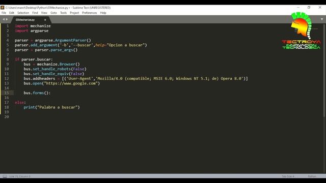 Hacking con Python - Interacción con sitios webs - Mechanize - Video 4 смотреть онлайн