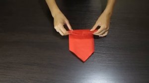 Складываем бумажные салфетки.Fold a paper towel.