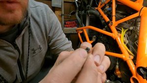 Motorcycle Coolant Flush/Change on KTM 1190 Lift Front 20 inches?
