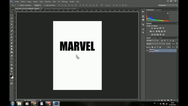 Tuto Photoshop - Comment incruster une image dans un texte смотреть онлайн