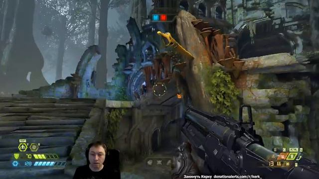 Doom Eternal прохождение DLC Древние боги part one #2 ♼ Кошмар ♼ Дум этернал 2K