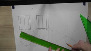 Восьмиугольная призма.Ортогональные и изометрическая проекции.Урок21.(Часть2. ПРОЕКЦИОННОЕ ЧЕРЧЕНИЕ