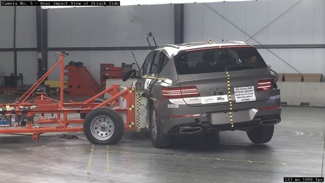 Genesis GV80 (2021) Front, Side, & Side-Pole Crash Tests смотреть онлайн