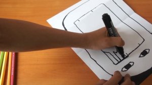Как нарисовать раскрывающейся рисунок на А4?