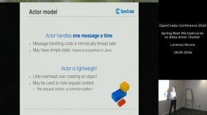 OpenCredo: Spring Boot Microservices vs Akka Actor Cluster by Lorenzo Nicora