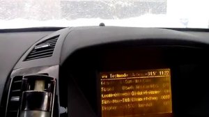 Опель Зафира в мороз.