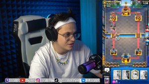 БУСТЕР ИГРАЕТ В КЛЕШ РОЯЛЬ НА СТРИМЕ / БУСТЕР ДОНАТИТ