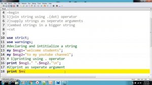 Perl: Scripting Programming Part 17