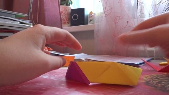 DIY 1 Оригами коробочка для мелочей. смотреть онлайн