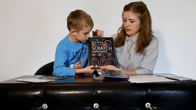 творческий набор для создания картин в Scratch Art смотреть онлайн